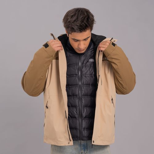 Casaco masculino 5 em 1 Polar Extreme impermeável para neve