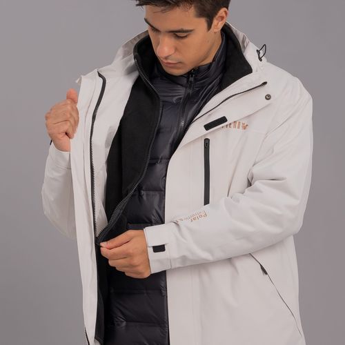 Casaco masculino 5 em 1 Polar Extreme impermeável para neve