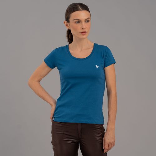 Camiseta Feminina Baby Look Basic Manga curta