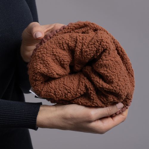 Gorro Feminino para o frio intenso forrado em lã com pompom forrado em lã Copenhague
