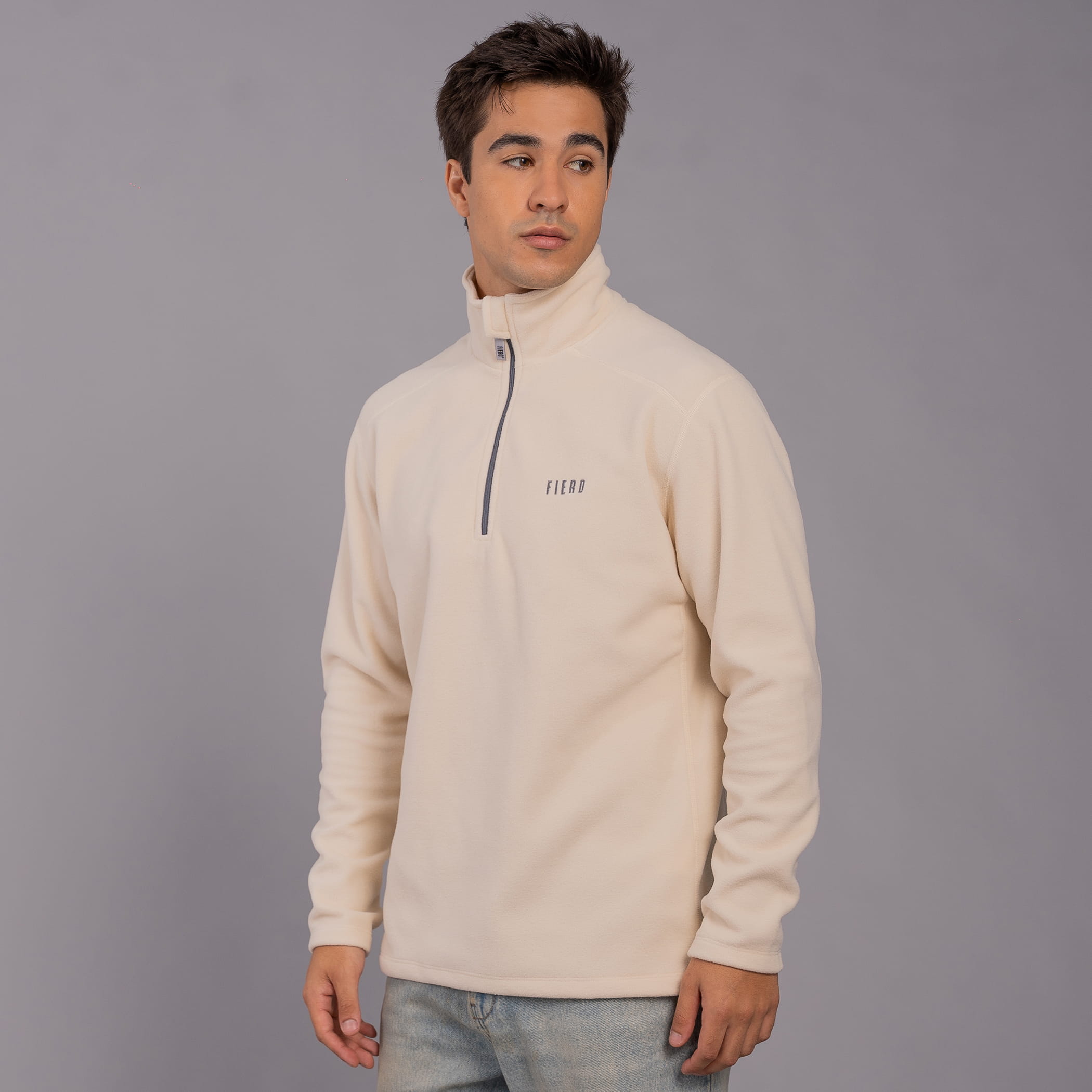 Fleece Térmico Masculino para neve e frio Meio Zíper Nuuk