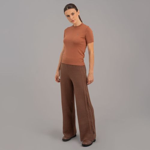 Blusa Tricô Feminina Manga Curta Brooklyn