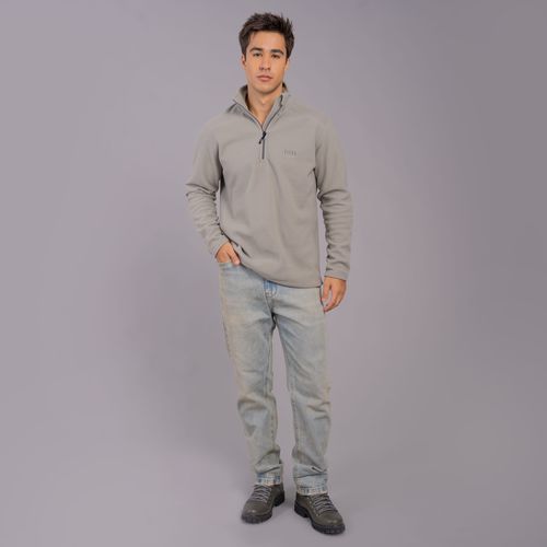 Fleece Térmico Masculino para neve e frio Meio Zíper Nuuk