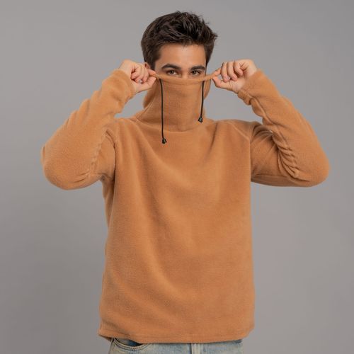Fleece Térmico Masculino Gola Alta para neve e frio extremo Michigan Power