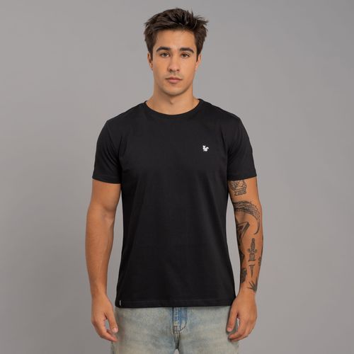 Camiseta Masculina Slim Fit Basic Manga curta