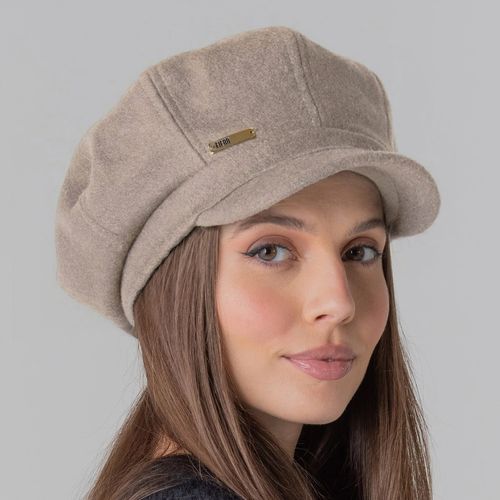 Boina térmica feminina 8 gomos Montaigne em lã