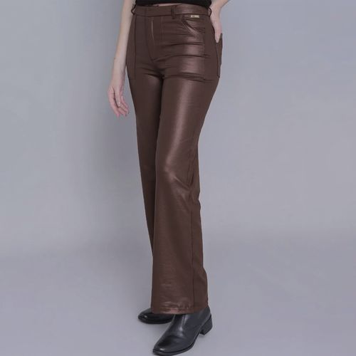 Calça térmica feminina Wide Leg para o frio e inverno Thermo Shine Cirrê