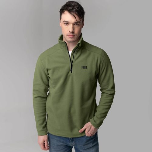 Fleece Térmico Masculino para neve e frio Meio Zíper Nuuk