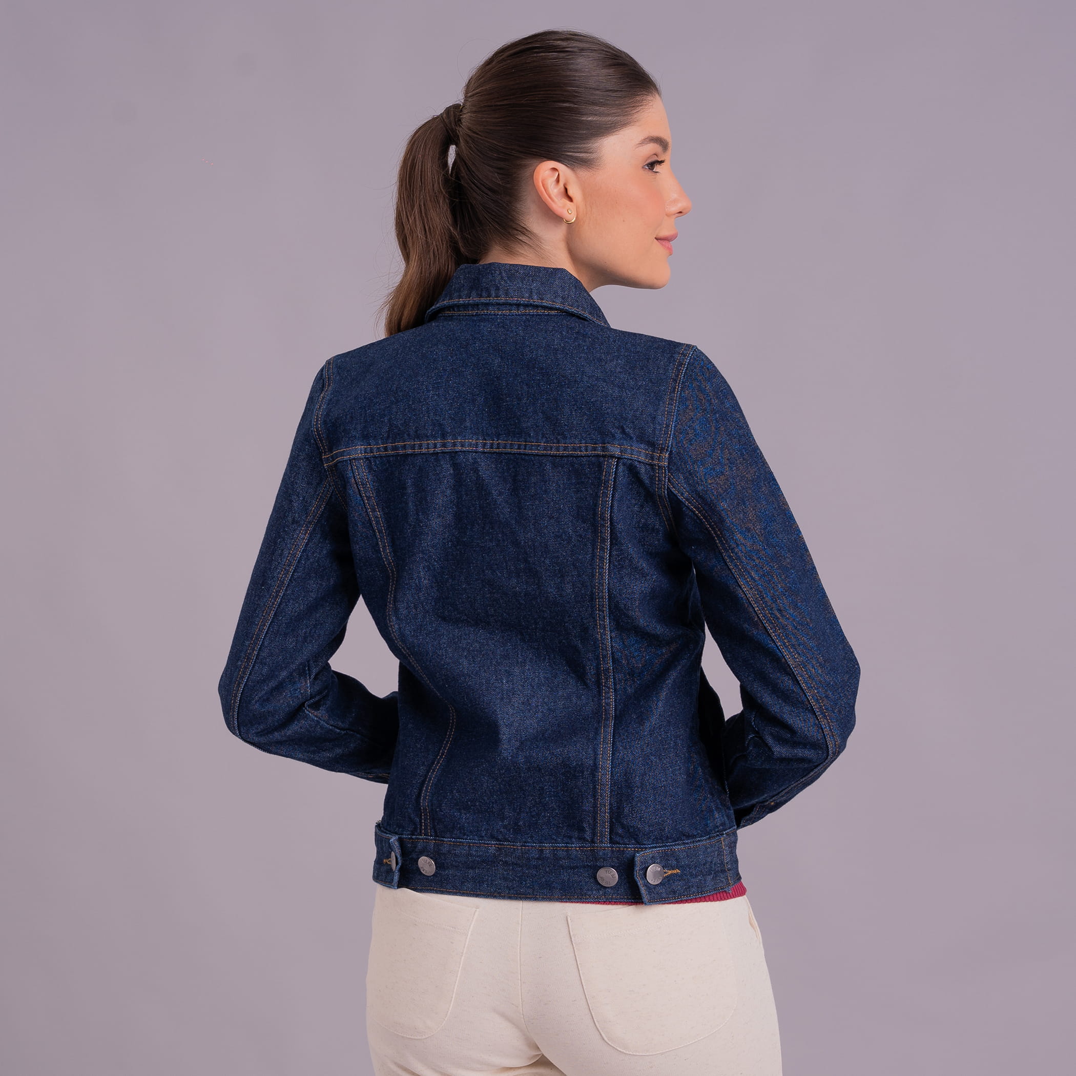 Jaqueta Jeans Feminina Cachi