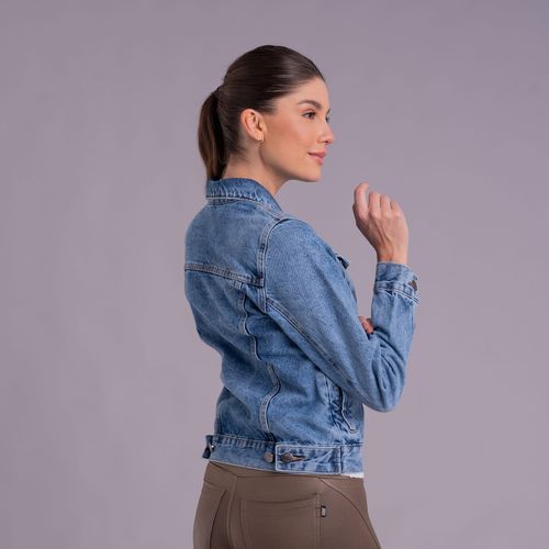 Jaqueta Jeans Feminina Cachi