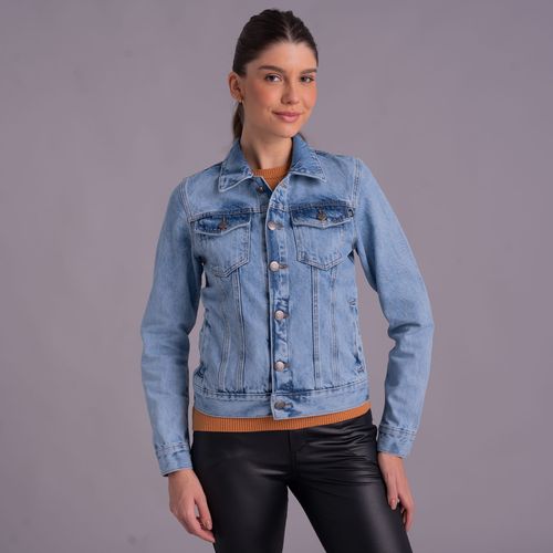 Jaqueta Jeans Feminina Cachi
