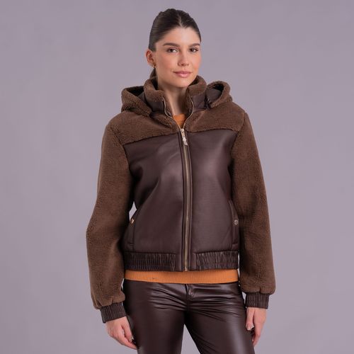 Jaqueta bomber feminina peluciada Tilcara