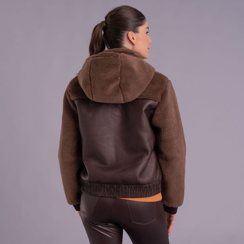 Jaqueta bomber feminina peluciada Tilcara