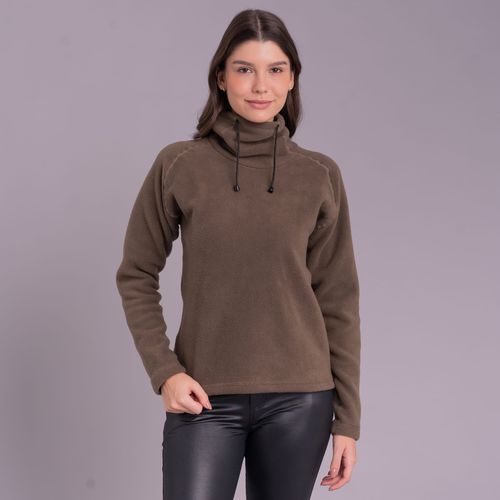 Fleece Térmico Feminino Gola Alta para neve e frio extremo Michigan Power