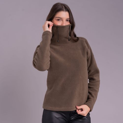 Fleece Térmico Feminino Gola Alta para neve e frio extremo Michigan Power