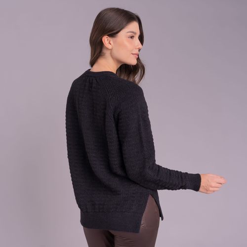 Suéter feminino em tricô oversized peluciado confort Pucará