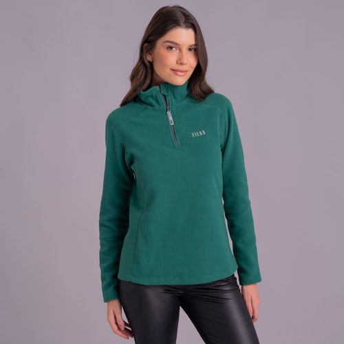 Fleece Térmico Feminino para neve e frio Meio Zíper Nuuk Original