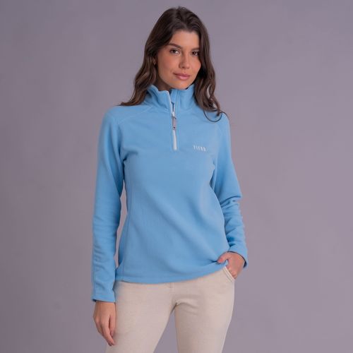 Fleece Térmico Feminino para neve e frio Meio Zíper Nuuk Original
