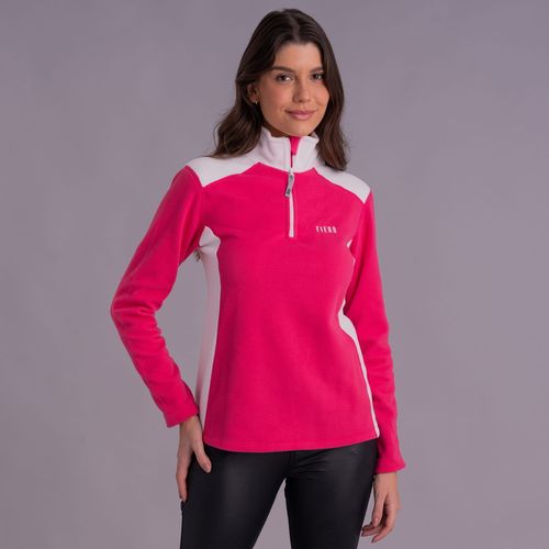 Fleece Térmico Feminino para neve e frio Meio Zíper Nuuk Original