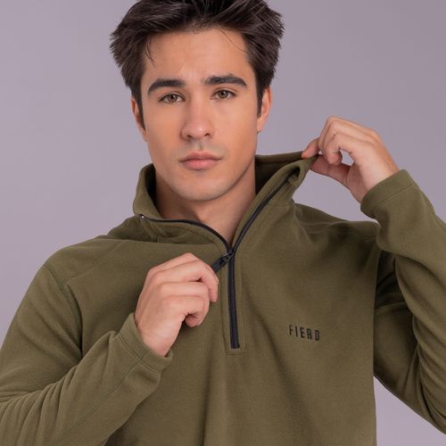 Fleece Térmico Masculino para neve e frio Meio Zíper Nuuk