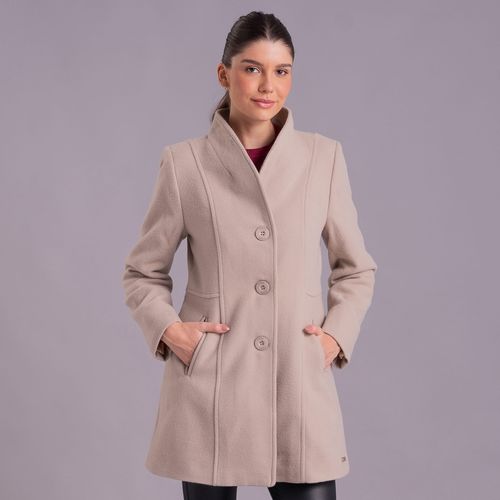 Casaco Térmico Feminino Boston em Lã Premium Italiana