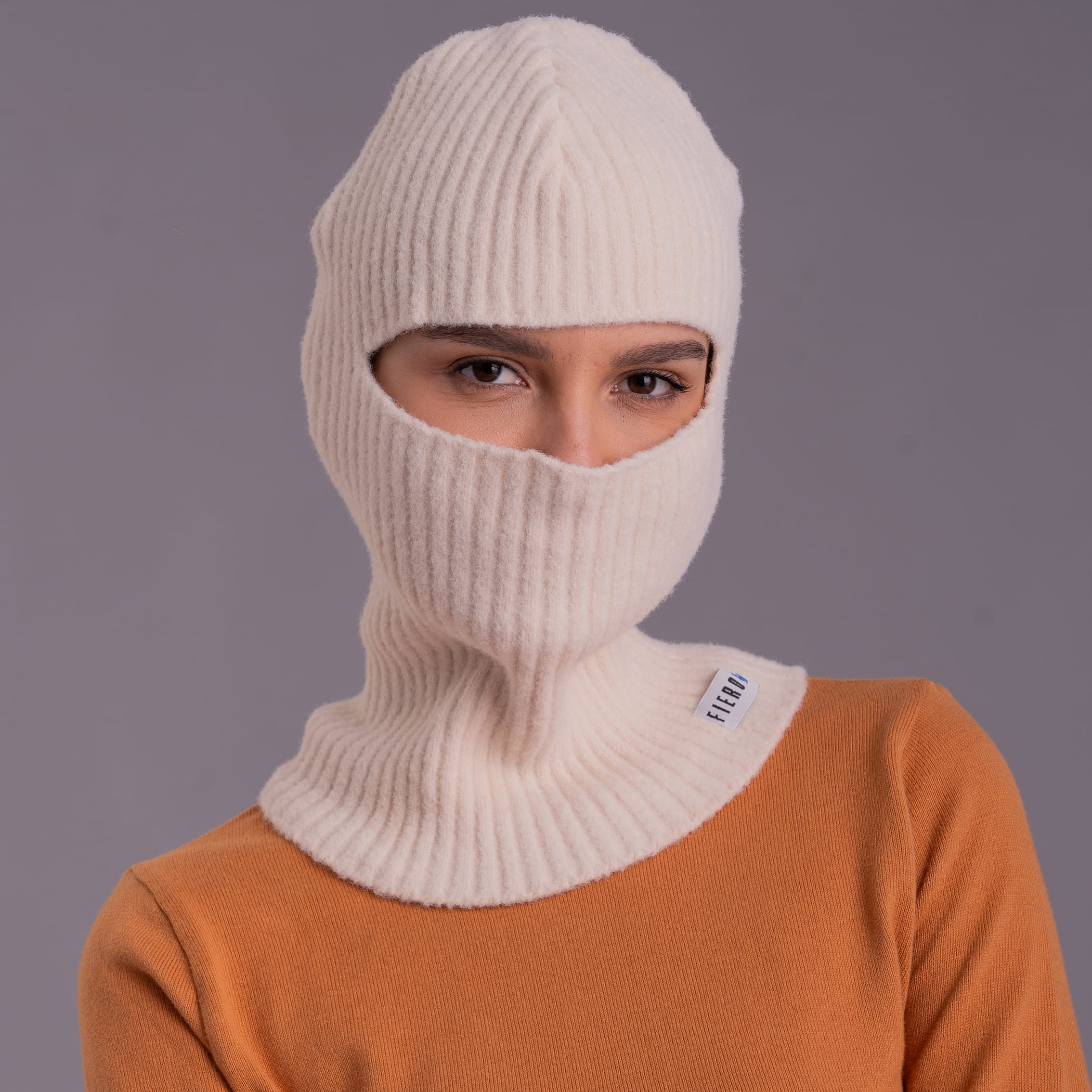 Balaclava de Tricô 2 em 1 Glacial