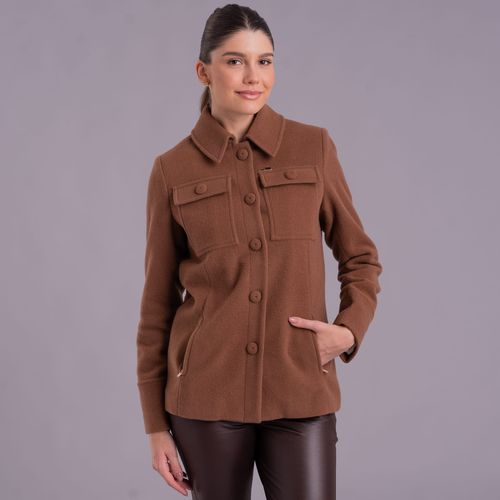 Casaco térmico feminino Cachi em lã premium