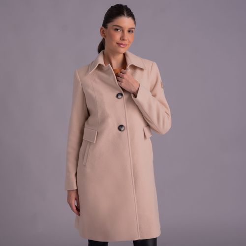 Casaco longo térmico feminino Grenoble em lã premium