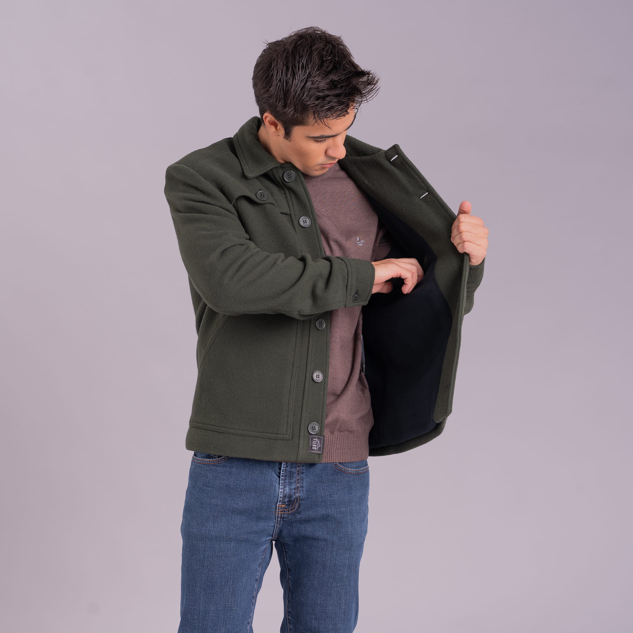 Jaqueta Térmica Masculina Cruiser em lã