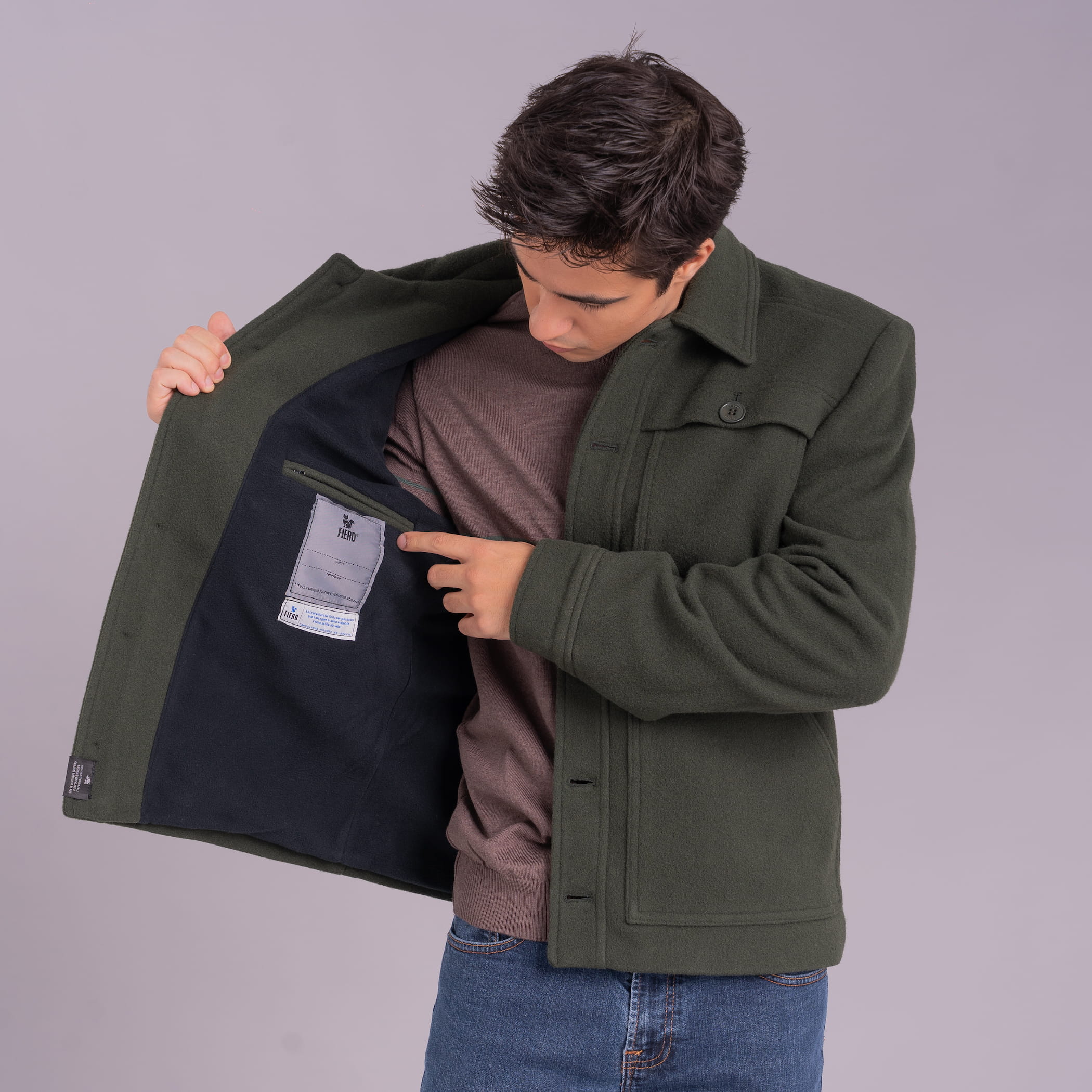 Jaqueta Térmica Masculina Cruiser em lã