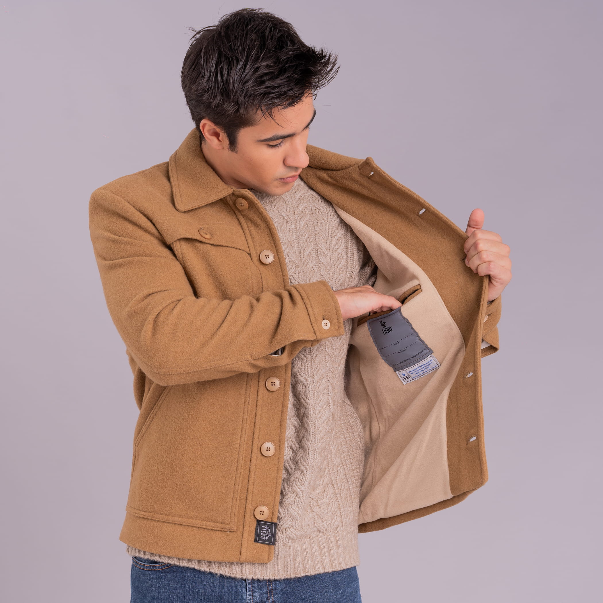 Jaqueta Térmica Masculina Cruiser em lã