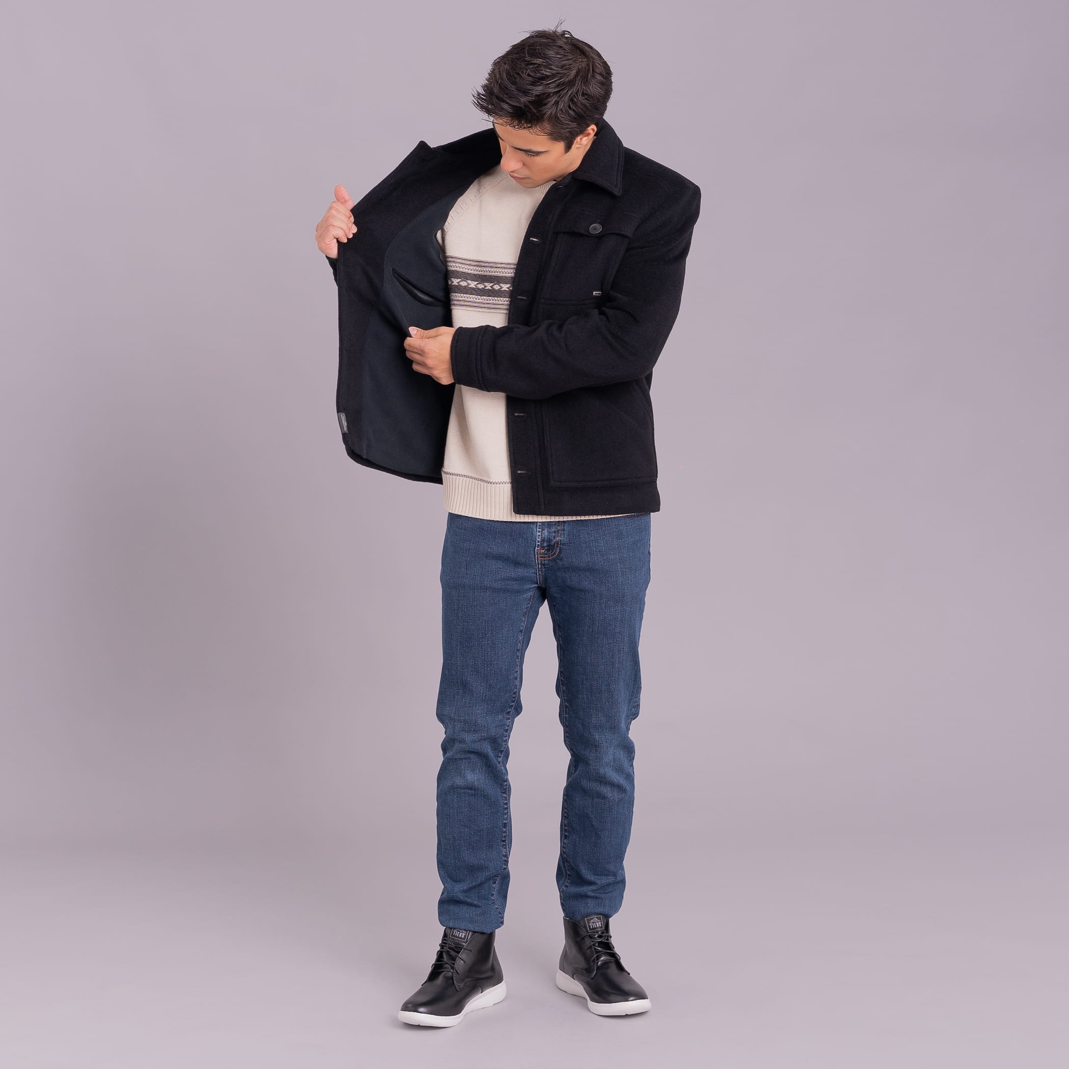 Jaqueta Térmica Masculina Cruiser em lã