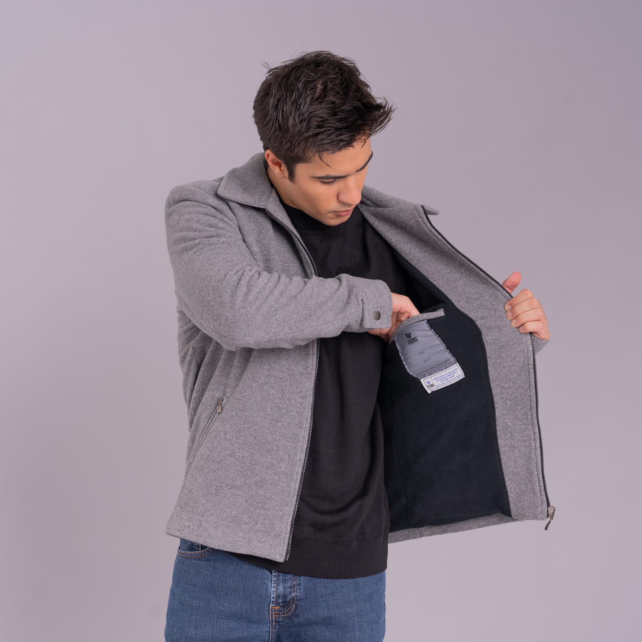Jaqueta Bomber Térmica Masculina Santiago em Lã