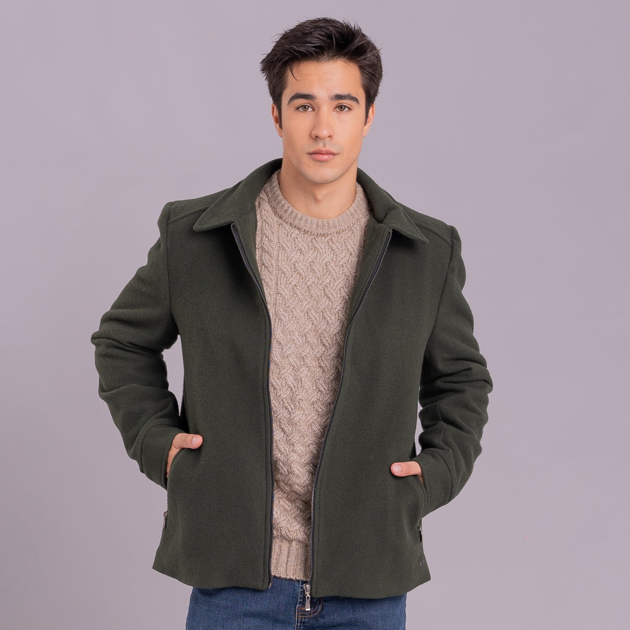 Jaqueta Bomber Térmica Masculina Santiago em Lã