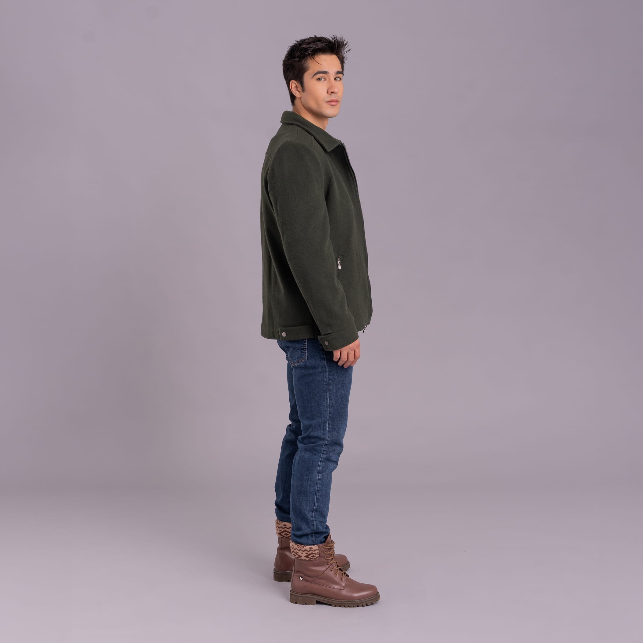 Jaqueta Bomber Térmica Masculina Santiago em Lã