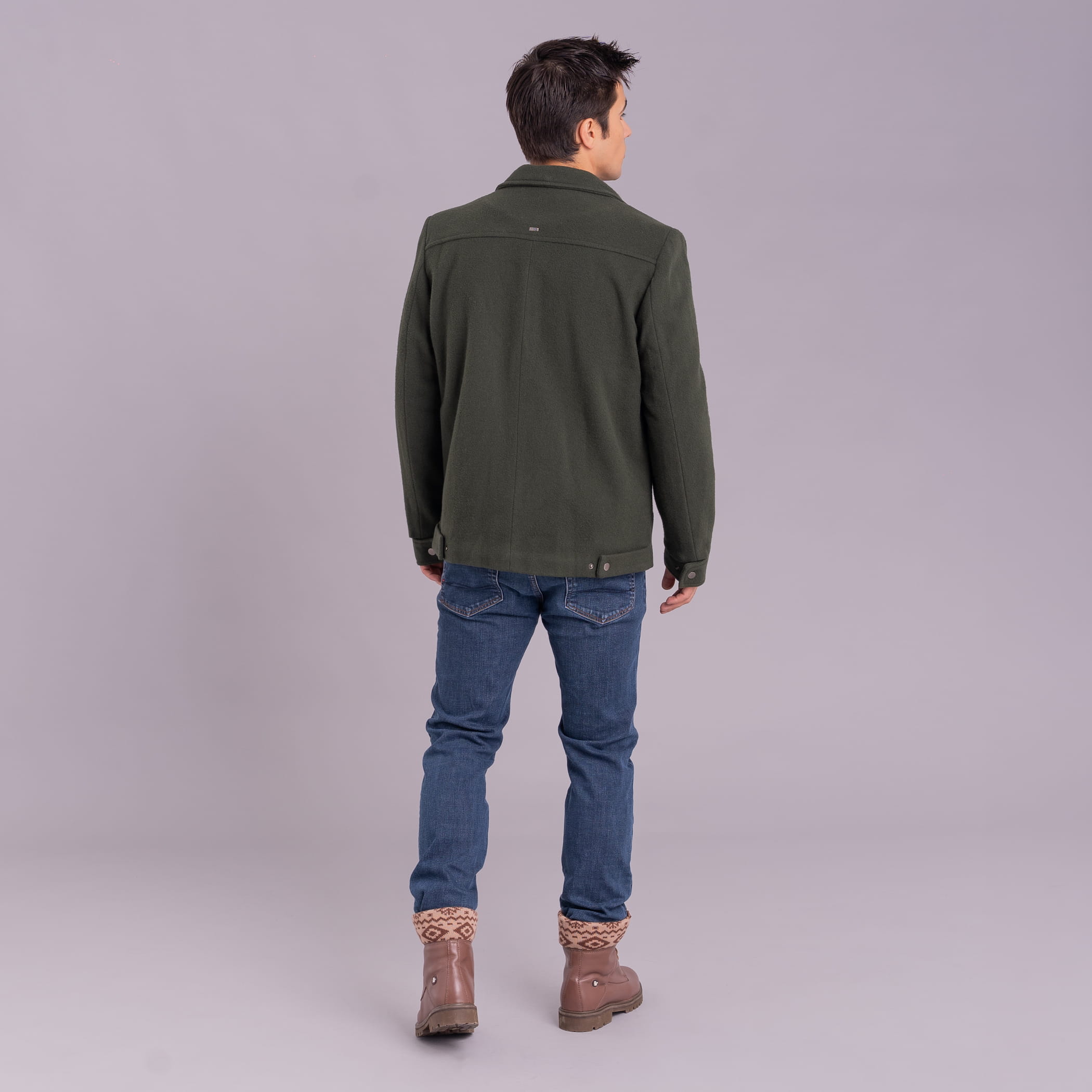 Jaqueta Bomber Térmica Masculina Santiago em Lã