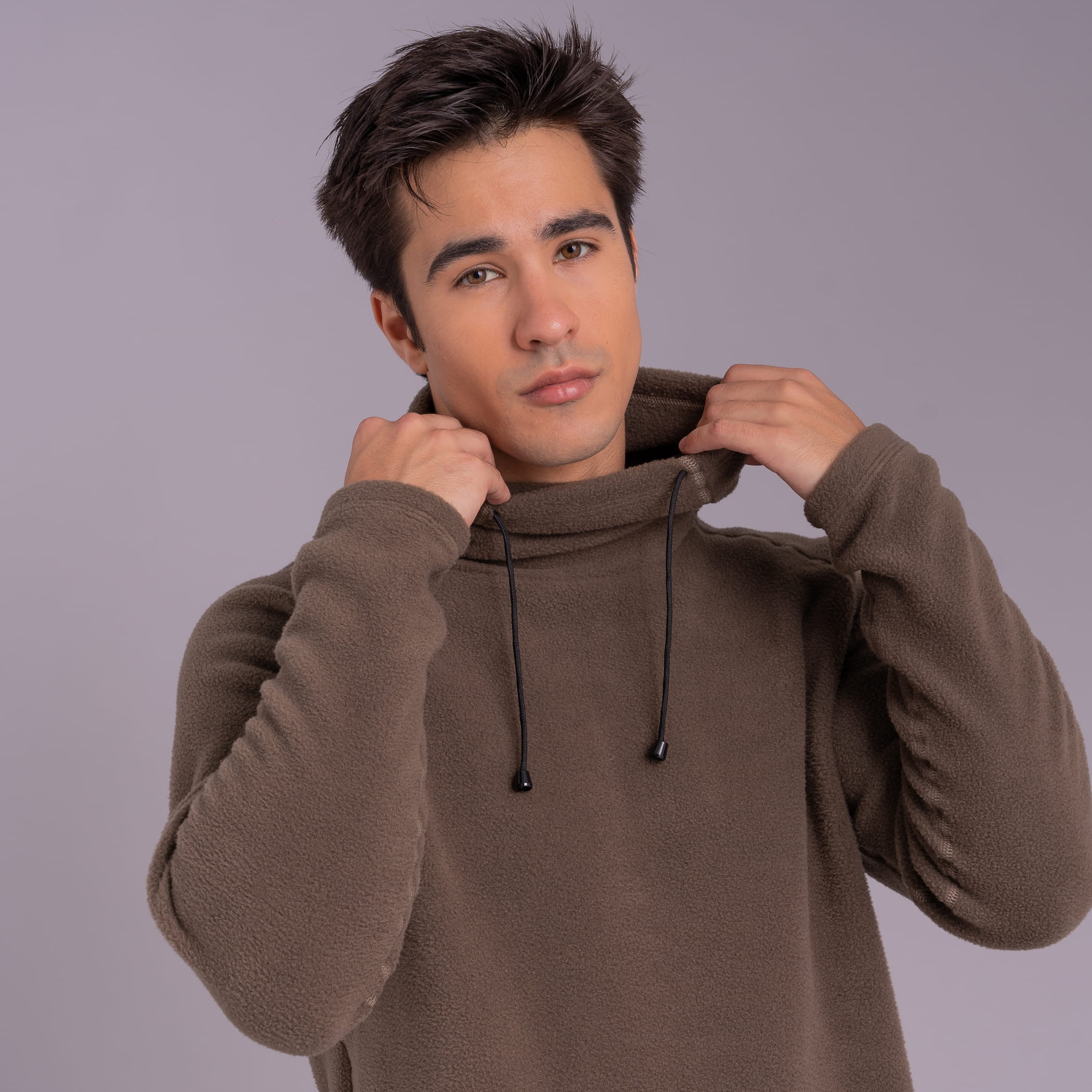 Fleece Térmico Masculino Gola Alta para neve e frio extremo Michigan Power