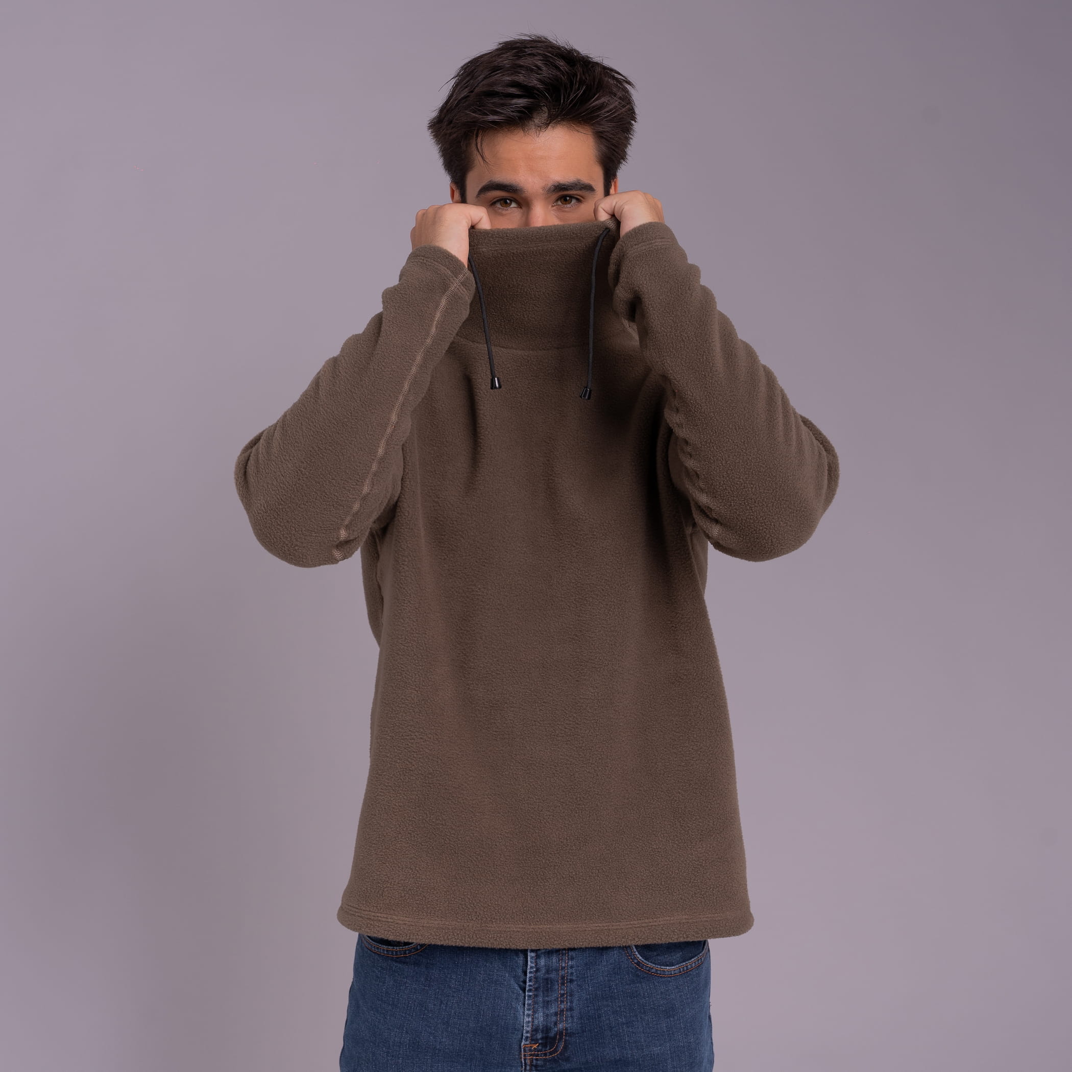 Fleece Térmico Masculino Gola Alta para neve e frio extremo Michigan Power