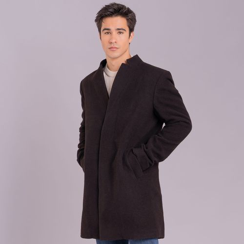 Casaco térmico gola alta slim masculino em lã premium Potsdam