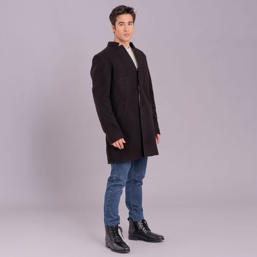 Casaco térmico gola alta slim masculino em lã premium Potsdam
