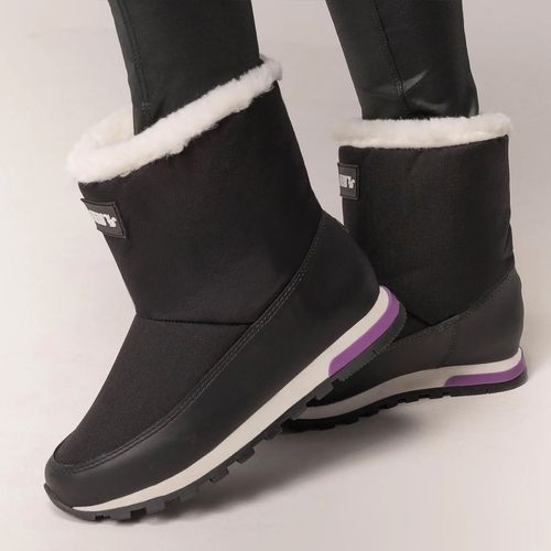 Bota feminina Snowy To Go forrada em lã sintética Ref.:23107