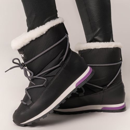 Bota Feminina Snowy Tie Forrada em Lã Sintética Ref.:23104