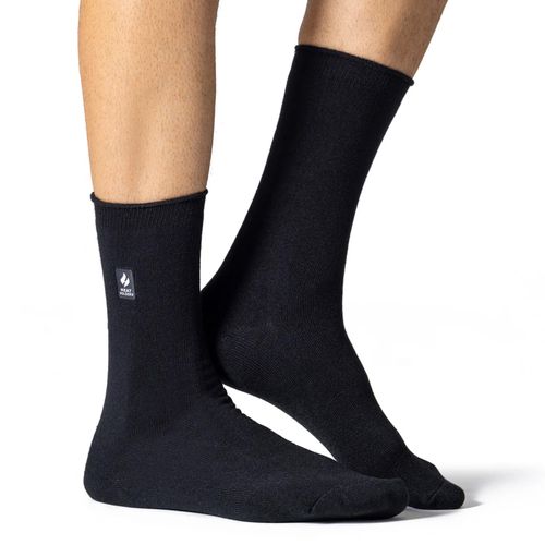 Meia Térmica Masculina Heat Holders Ultra Lite Plain 1.0 Cano Médio