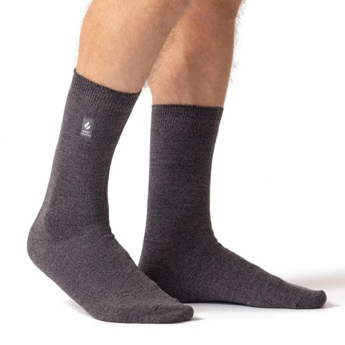 Meia Térmica Masculina Heat Holders Ultra Lite Plain 1.0 Cano Médio