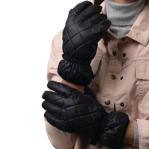 Luva Térmica Feminina Heat Holders Bryce Quilted Touch Screen