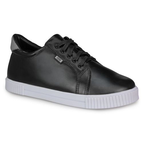 Tênis masculino de couro Street Selvor com forro térmico 25154