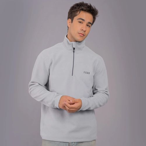 Fleece Térmico Masculino para neve e frio Meio Zíper Nuuk