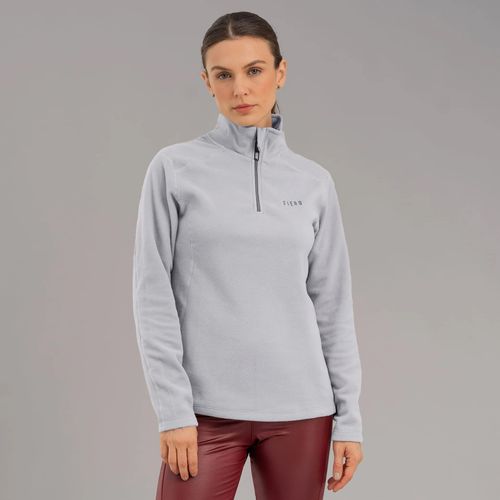 Fleece Térmico Feminino para neve e frio Meio Zíper Nuuk Original
