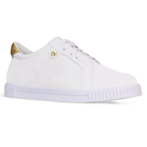 Tênis feminino de couro Street Selvor com forro térmico 25151