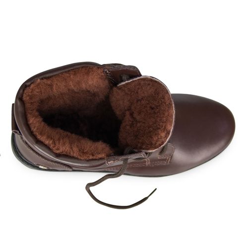Bota masculina para neve New Portillo forrada em lã natural Ref.:23603